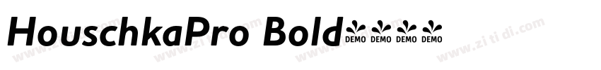HouschkaPro Bold字体转换